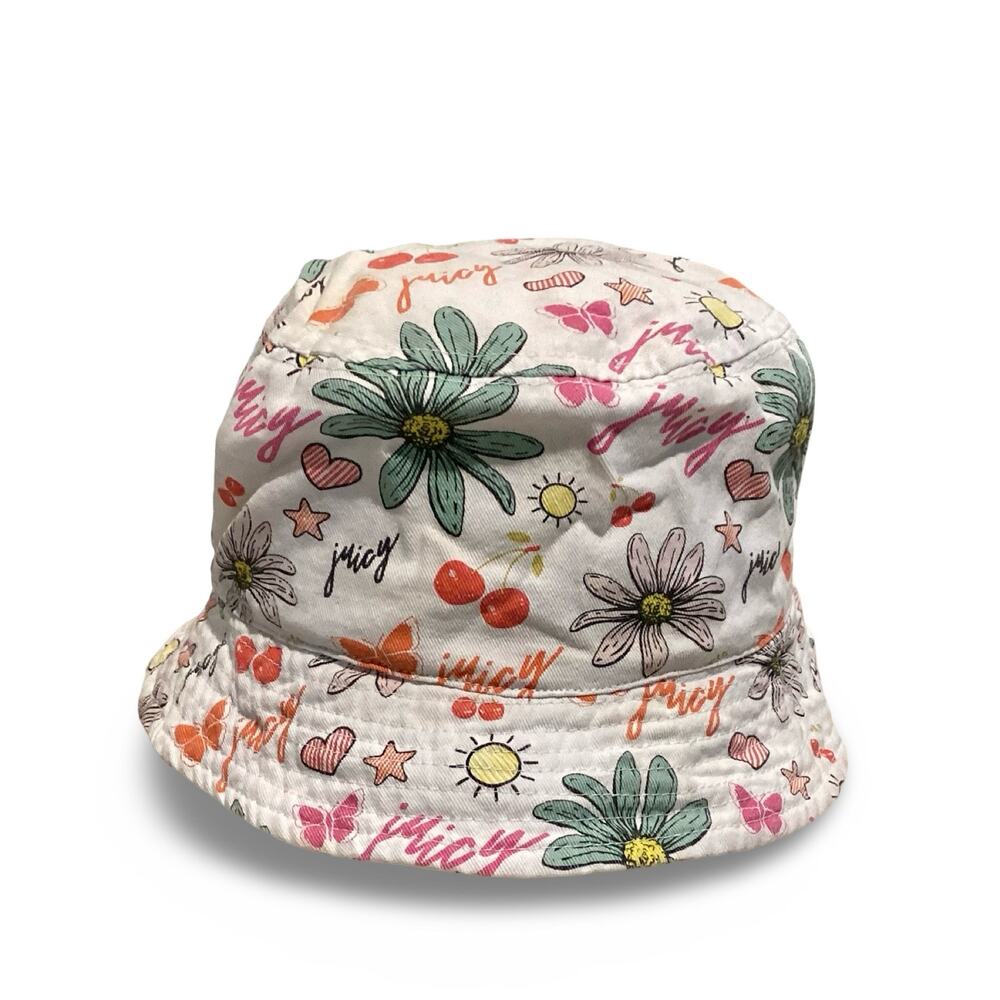 Juicy Couture Floral Print Bucket Hat
